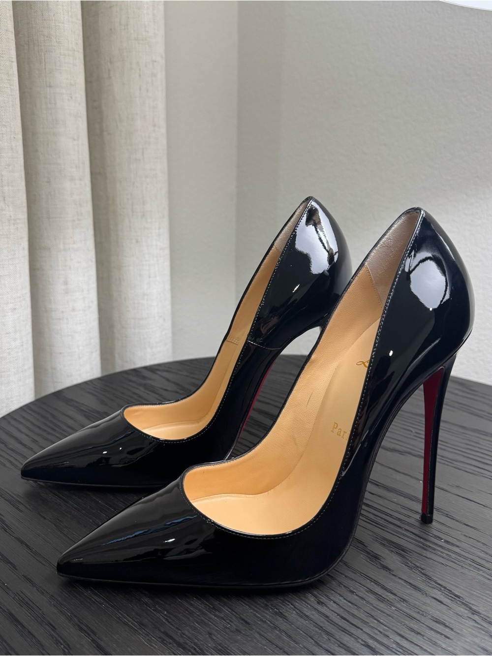 Christian Louboutin So Kate 120 Pumps Patent Black 40